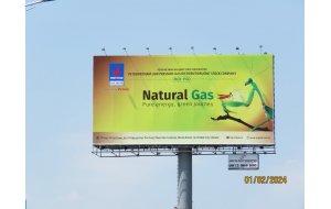 Công ty Song Thành Công hoàn thành QC Natural Gas tại QL 1, Phan Thiết