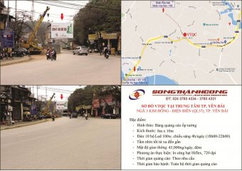 Ngã 3 Kim Đồng, Điện Biên, TP. Yên Bái