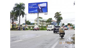 Công ty Song Thành Công hoàn thành QC Hòa Phát tại ngã 3 Sơn Tịnh, Quảng Ngãi